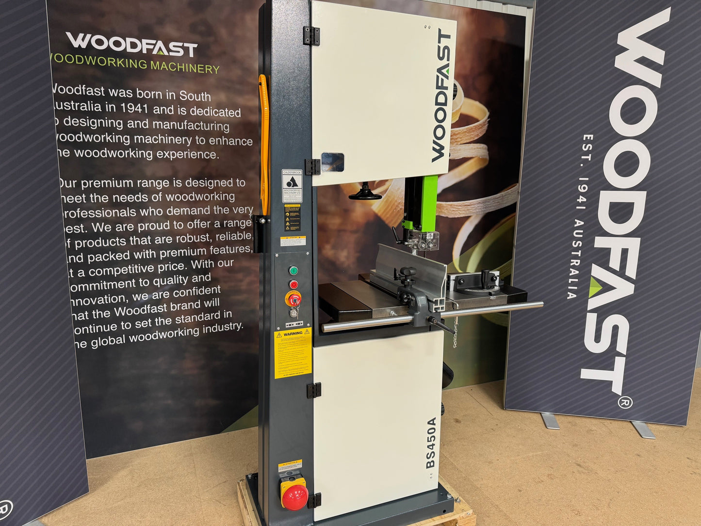 Woodfast 450mm (18") EDU Education Wood Bandsaw 3HP 240V BS450A