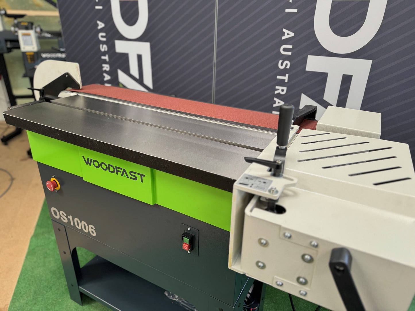 Woodfast Edge Linisher Sander 240V WF-OS1006 *New Arrival*