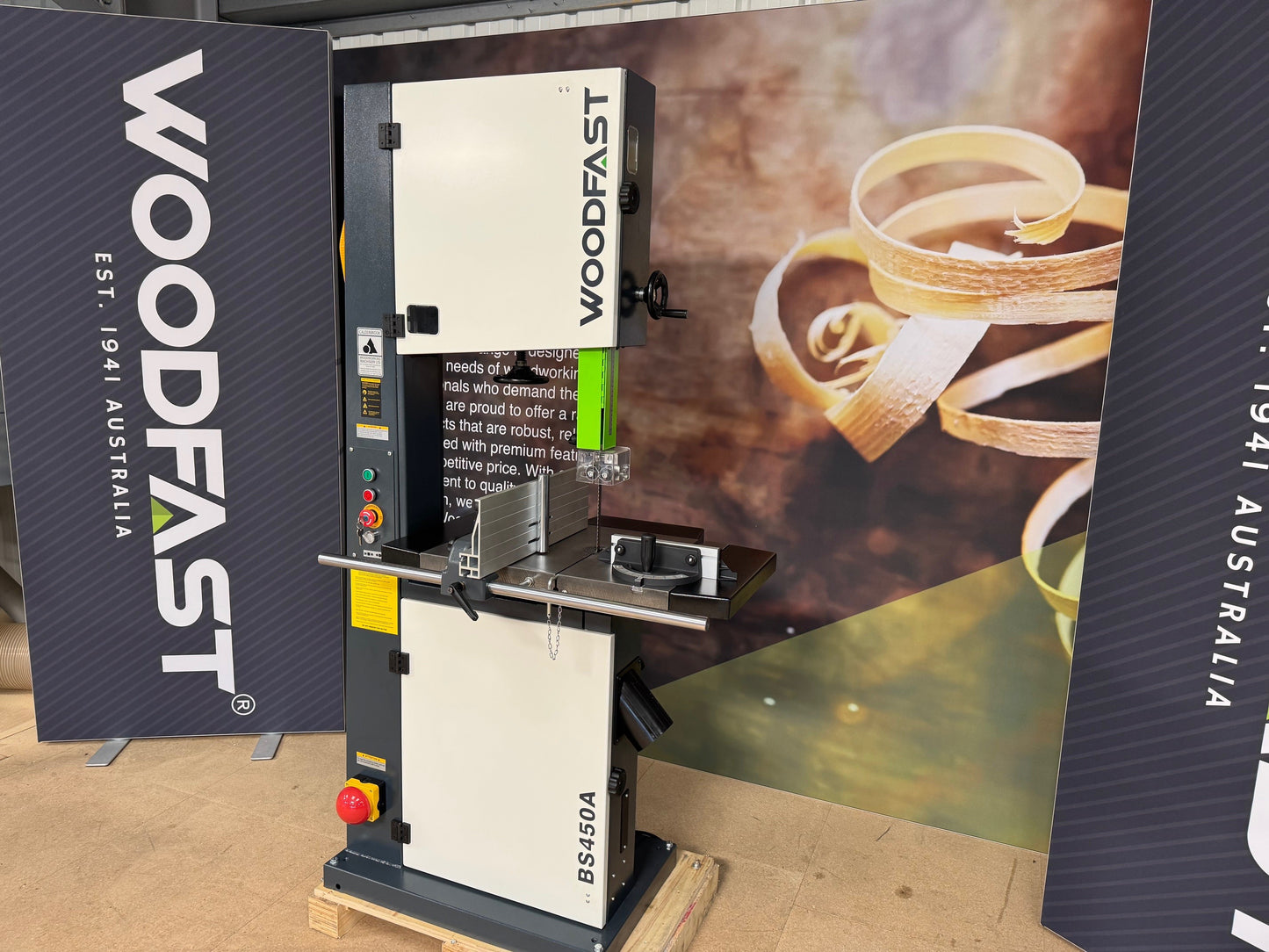 Woodfast 450mm (18") EDU Education Wood Bandsaw 3HP 240V BS450A