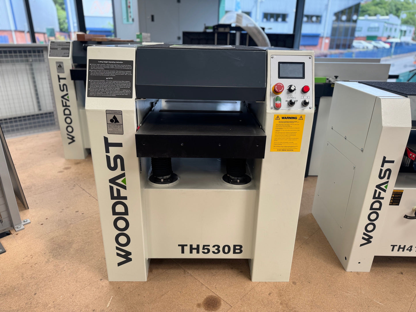 **NEW** Woodfast TH530A 530mm (21") Thicknesser with Spiral Head Cutter Block