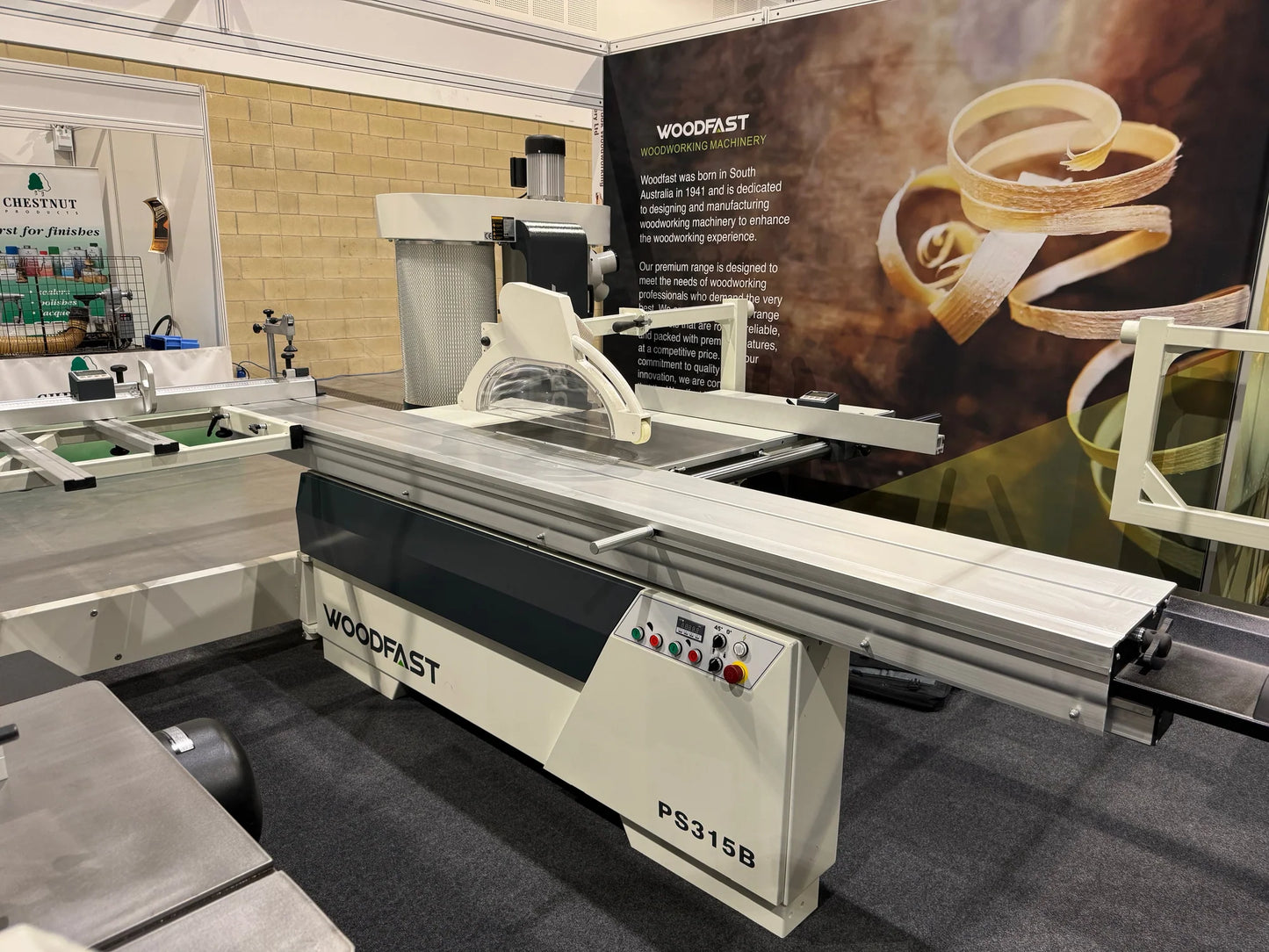 Woodfast PS315B 315mm (12") 5.5HP 3.2m Sliding Table Panel Saw 400V  DIGITAL