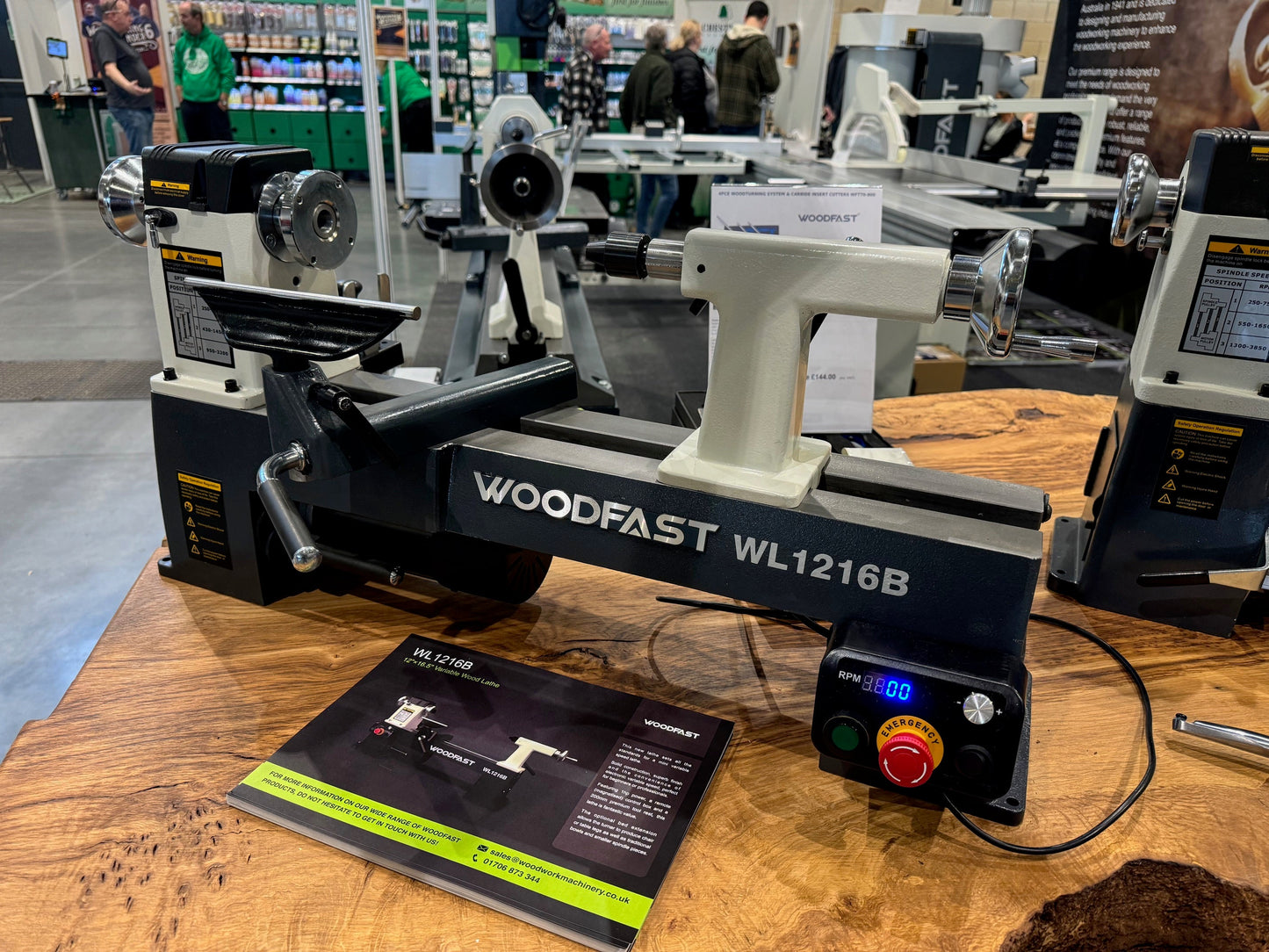 WL1216B - Mini Variable Speed Wood turning Lathe