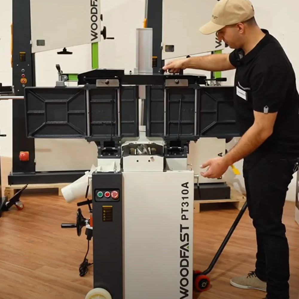 Woodfast 260mm (10") Combination Planer & Thicknesser with Spiral Head Cutter Block PT260B