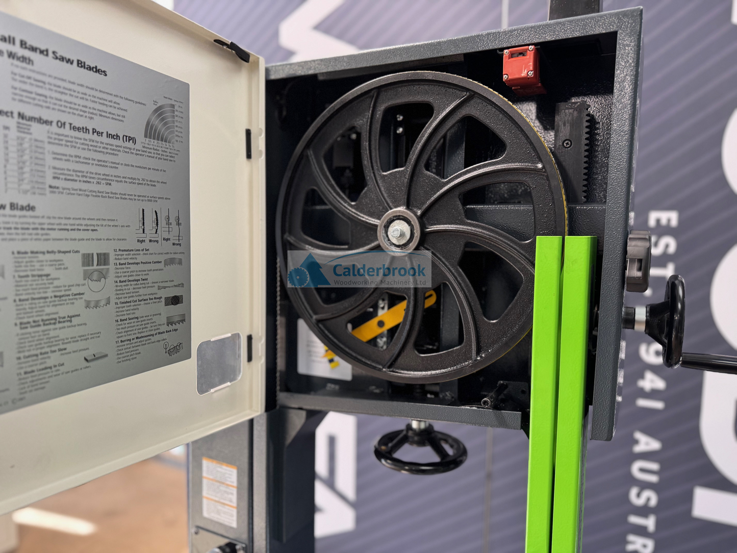 Woodfast 350mm (14") Professional Bandsaw 3HP 240V BS350E *New Arrival*