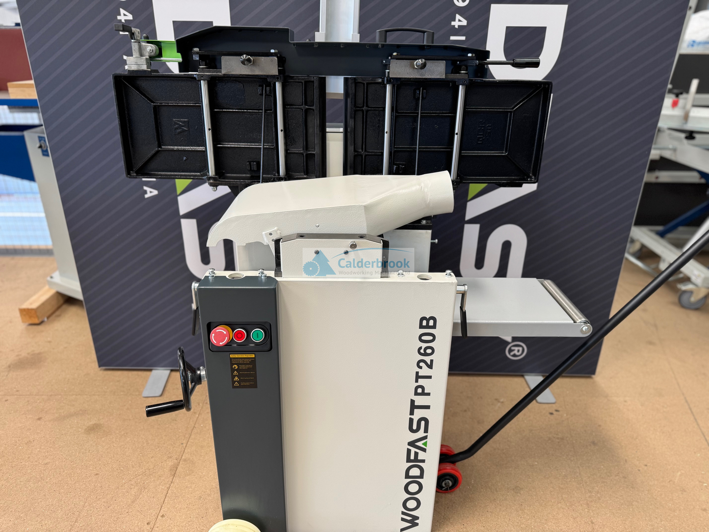 Woodfast 260mm (10") Combination Planer & Thicknesser with Spiral Head Cutter Block PT260B