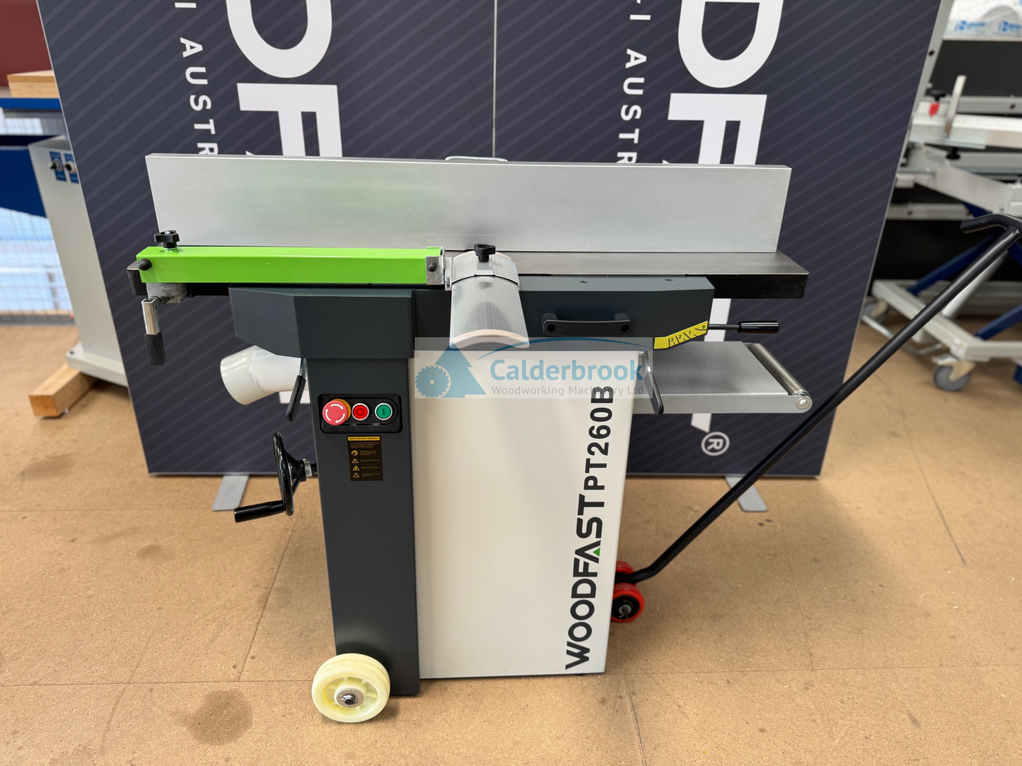 Woodfast 260mm (10") Combination Planer & Thicknesser with Spiral Head Cutter Block PT260B