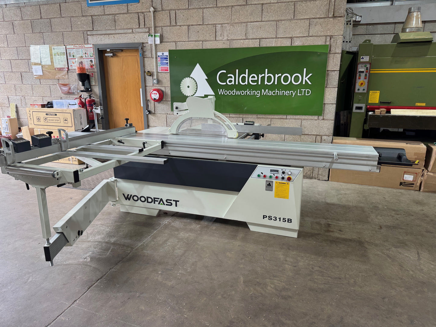 Used Woodfast PS315B sliding table panelsaw