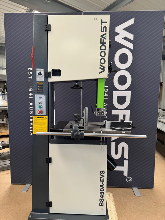 Woodfast 450mm (18") Electronic Variable Speed Wood / Metal Bandsaw 2.5HP 240V BS450A-EVS