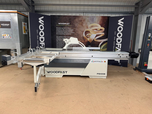 Woodfast PS400B Heavy duty 400mm 7.5HP 3.2m Sliding Table panel saw